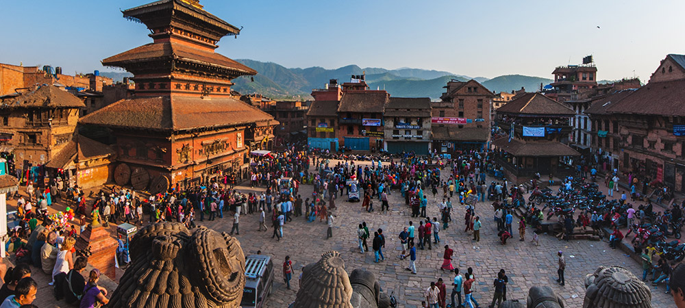 Plein van Bhaktapur
