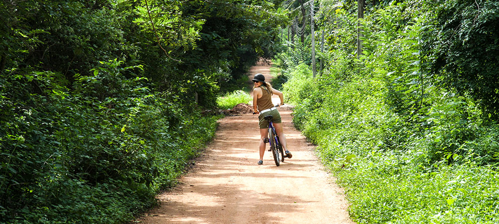 Sri Lanka landweg fietsen
